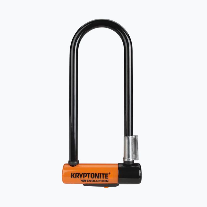 Kryptonite Evolution Mini-9 juodai oranžinė dviračių spyna K002086