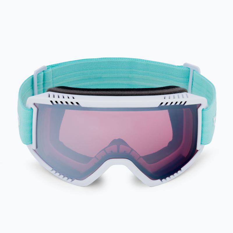 HEAD Contex sidabriniai/turkio spalvos slidinėjimo akiniai 392821 2