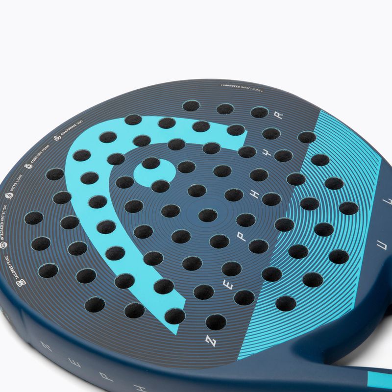 HEAD Graphene 360 Zephyr UL irklentės raketė juoda/mėlyna 228221 6