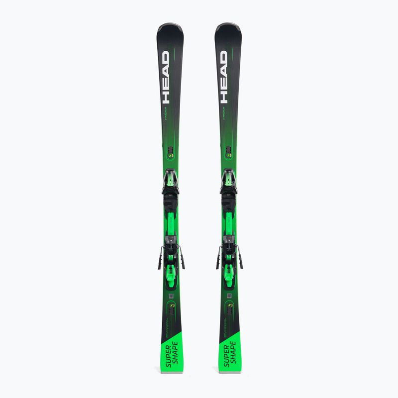 HEAD Supershape e-Magnum SW SF-PR + PRD 12 green 313301/100858 kalnų slidės