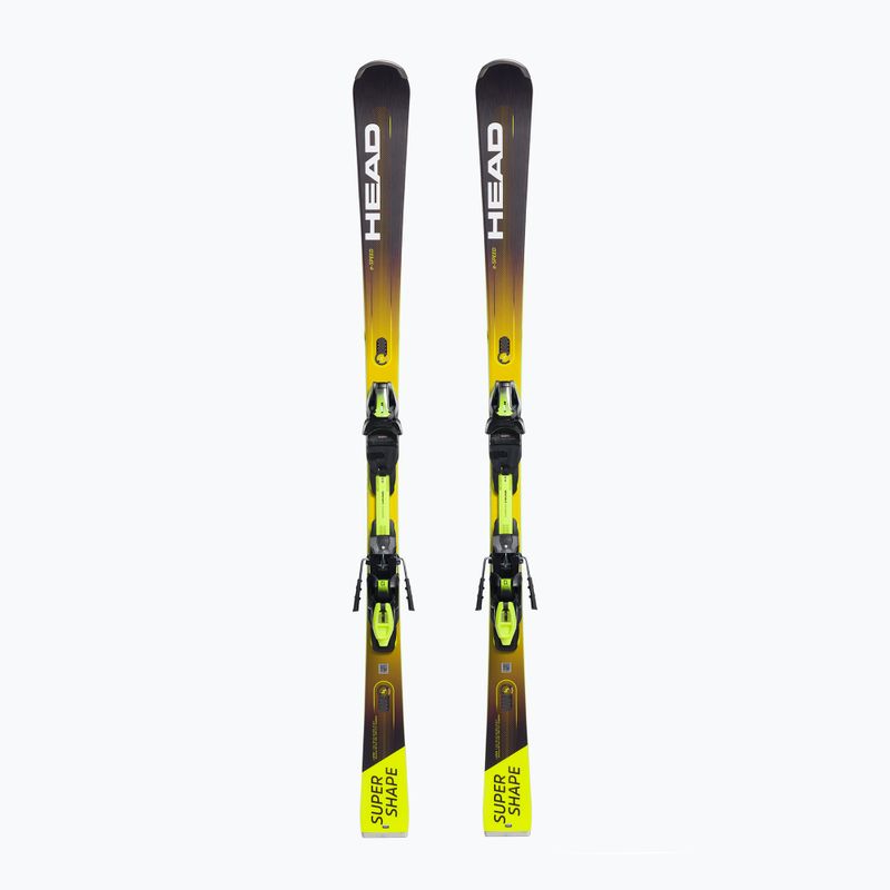 HEAD Supershape e-Speed SW SF-PR + PRD 12 yellow 313321/100857 kalnų slidės