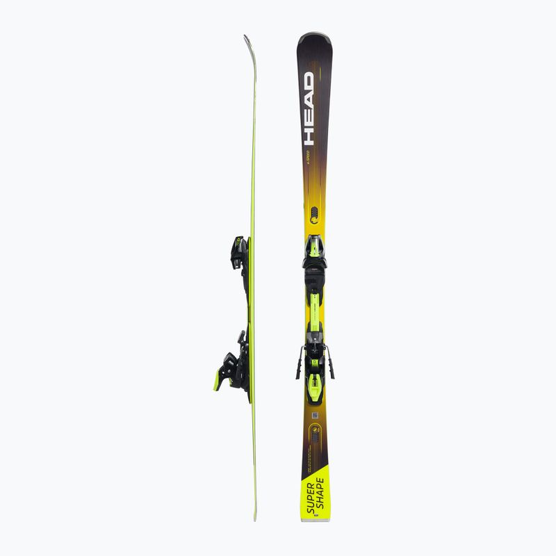 HEAD Supershape e-Speed SW SF-PR + PRD 12 yellow 313321/100857 kalnų slidės 2