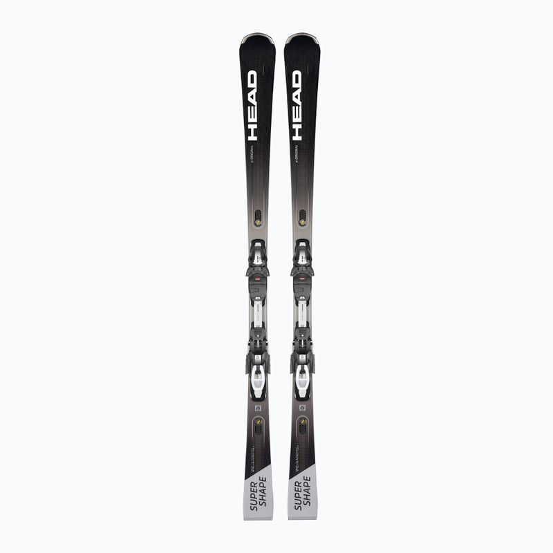 HEAD Supershape e-Original SW SF-PR + PRD 12 pilka 313391/100856 kalnų slidės 10