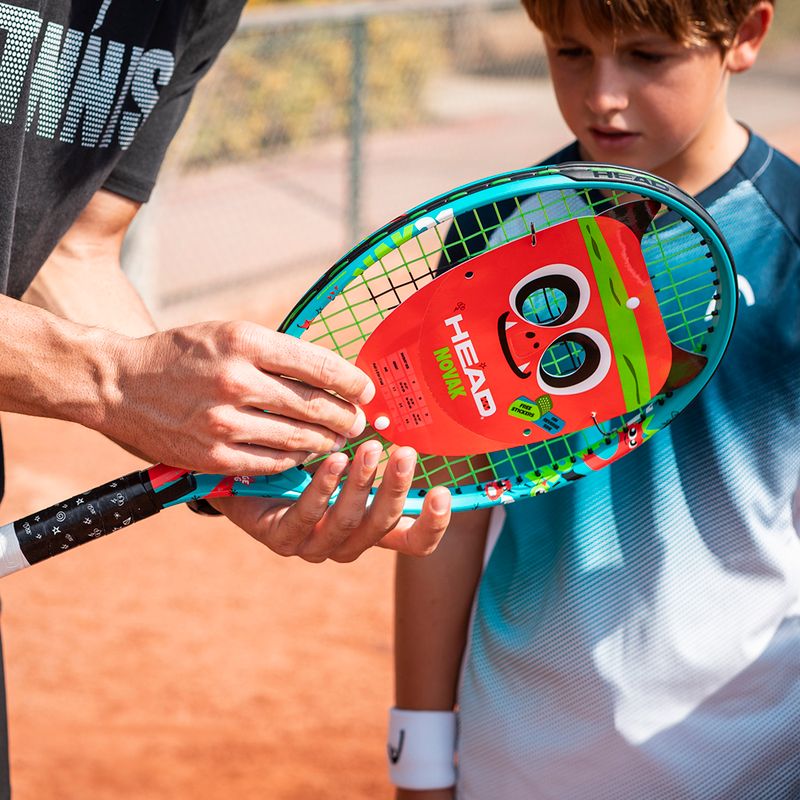 Vaikiška teniso raketė HEAD Novak 25 SC mėlyna 233102 7