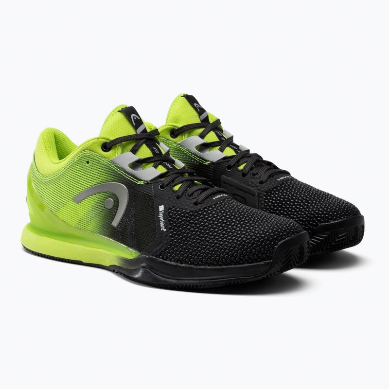 HEAD vyriški teniso bateliai Sprint Pro 3.0 SF Clay black-green 273091 5