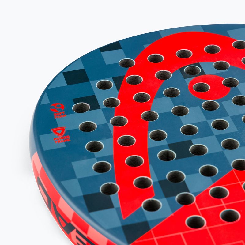 HEAD Evo Delta su Cb pilkai raudona irklentės raketė 228280 6