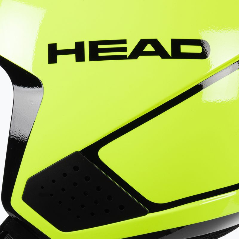 HEAD Downforce Jr vaikiškas slidinėjimo šalmas geltonas 320310 6