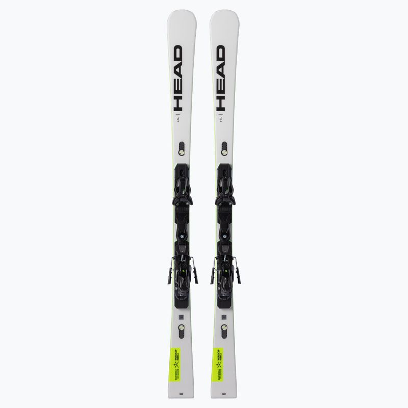 HEAD WC Rebels E-SL SW RP Evo 14 + Freeflex white 14 313200/100827 kalnų slidės