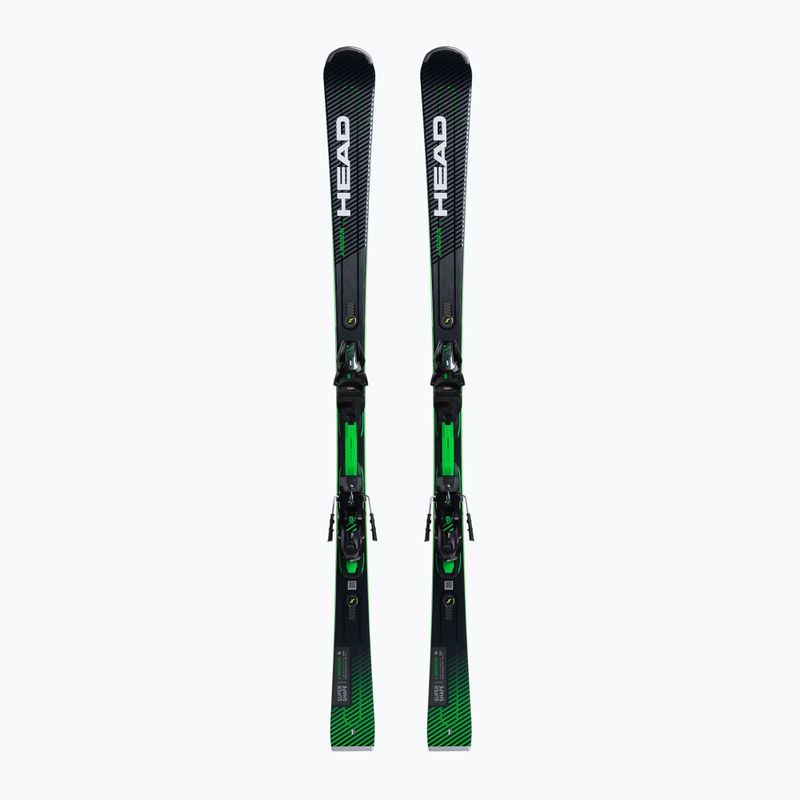 HEAD Supershape E-Magnum SW SF-PR + PRD 12 kalnų slidės juodos spalvos 313300/100834