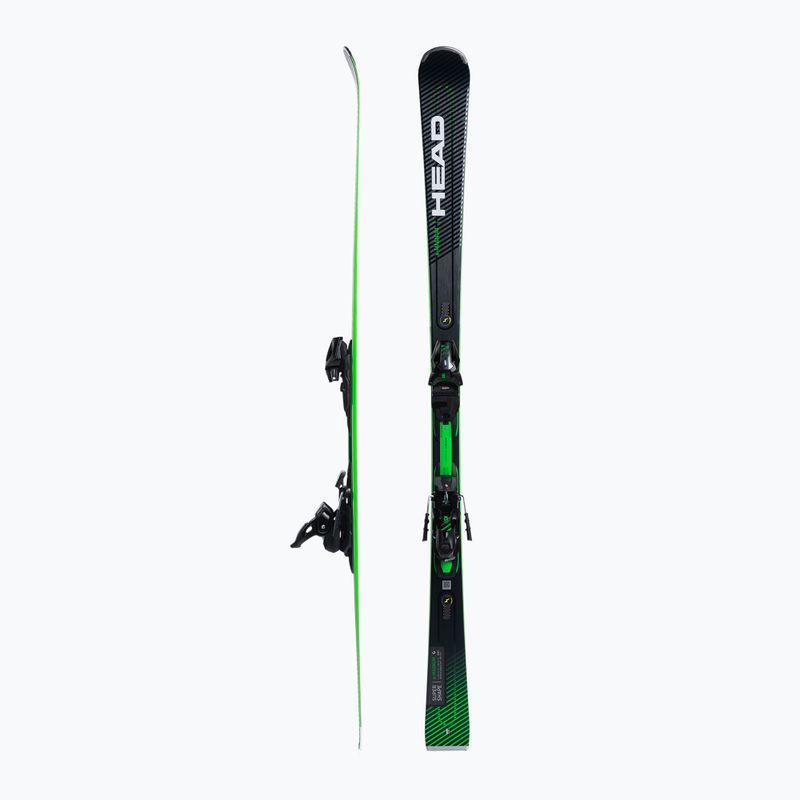 HEAD Supershape E-Magnum SW SF-PR + PRD 12 kalnų slidės juodos spalvos 313300/100834 2