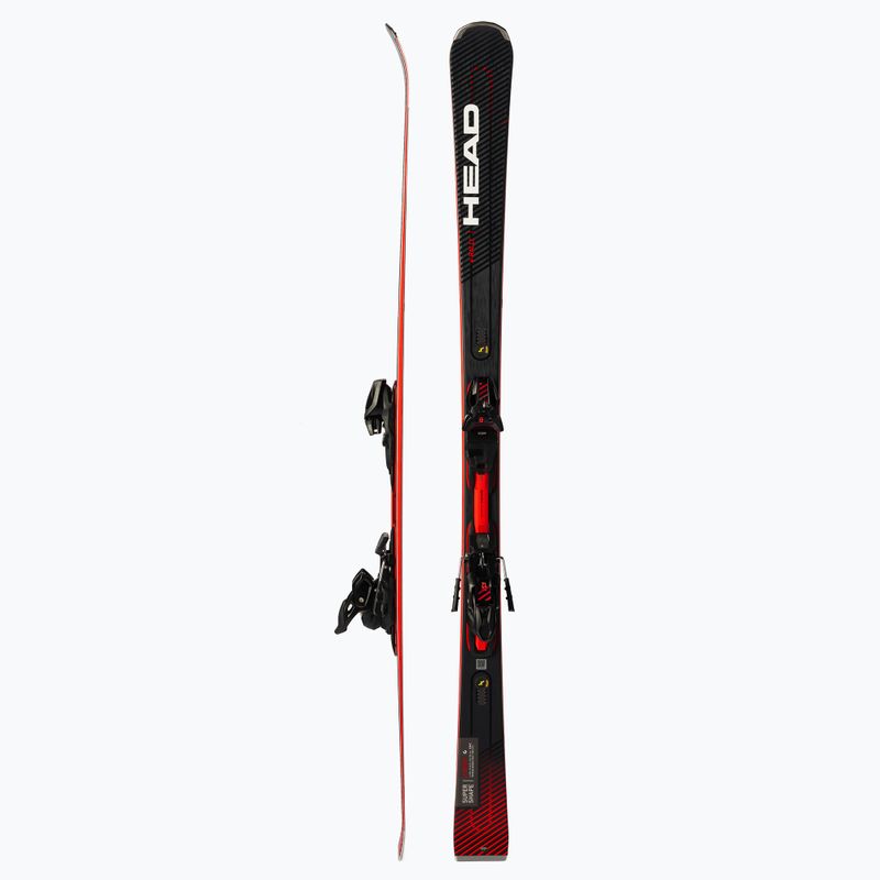HEAD Supershape E-Rally SW SF-PR + PRD 12 black 313340/100835 kalnų slidės 2