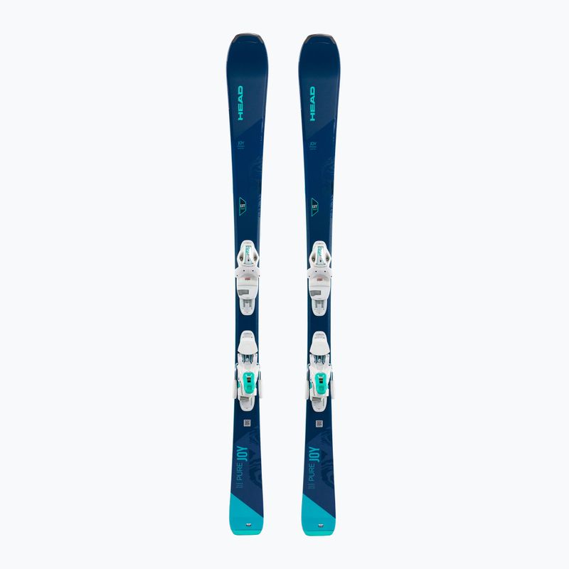 Moteriškos kalnų slidinėjimo slidės HEAD Pure Joy SLR Joy Pro + Joy 9 navy blue 315700