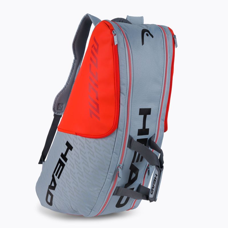 HEAD Radical 9R Supercombi teniso krepšys 64 l pilkas 283511 2