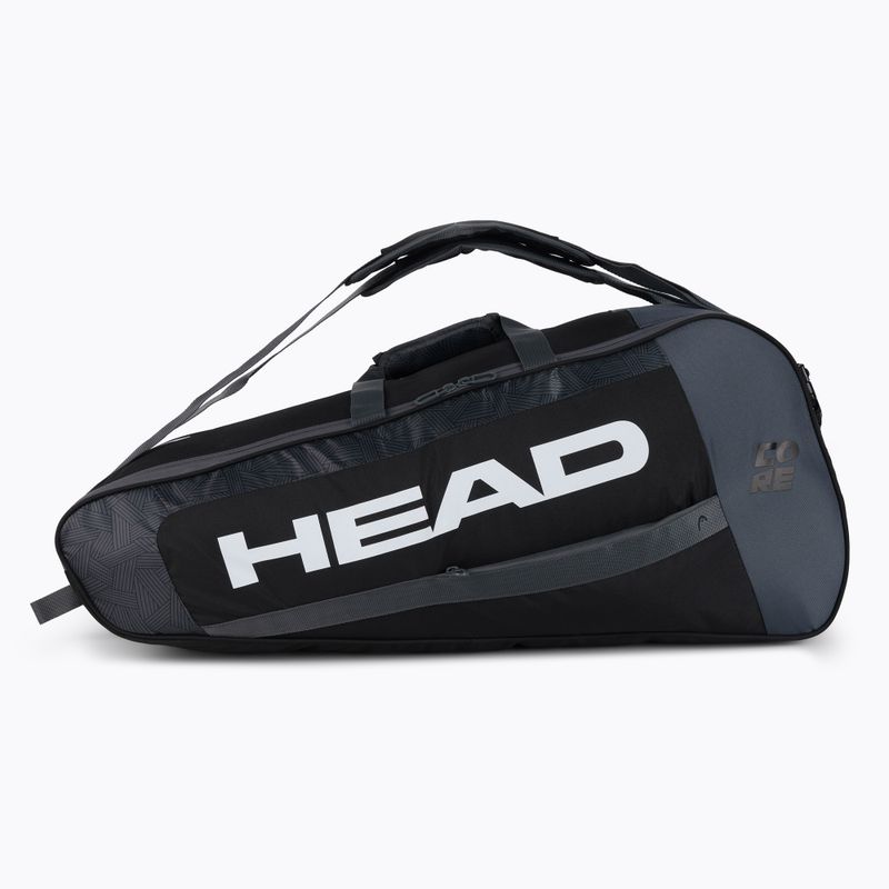 HEAD Core 6R Combi teniso krepšys 50 l juodas 283401 2