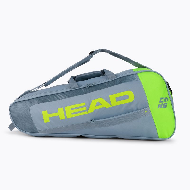 HEAD Core 6R Combi teniso krepšys 50 l pilkos spalvos 283401 2