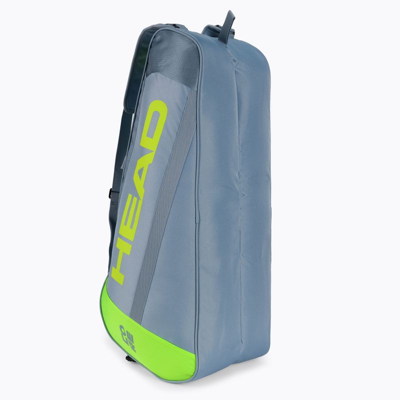 HEAD Core 6R Combi teniso krepšys 50 l pilkos spalvos 283401 3