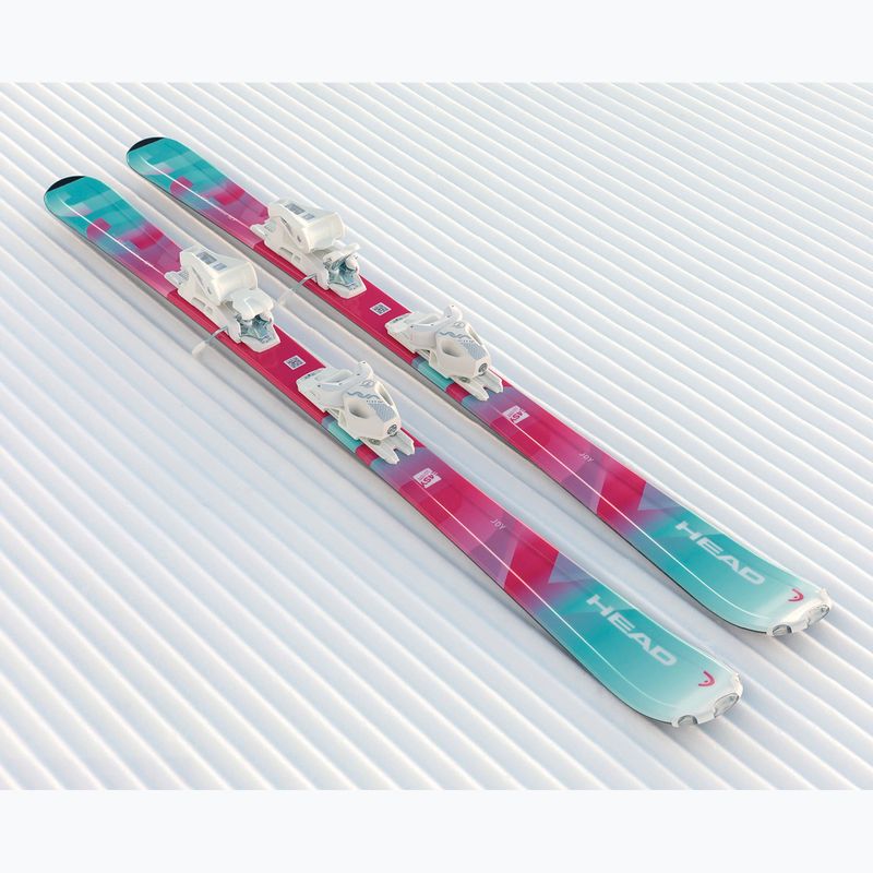 Vaikiškos kalnų slidės HEAD Joy Easy JRS + tvirtinimai Jrs 4.5 GW CA mint/pink 7