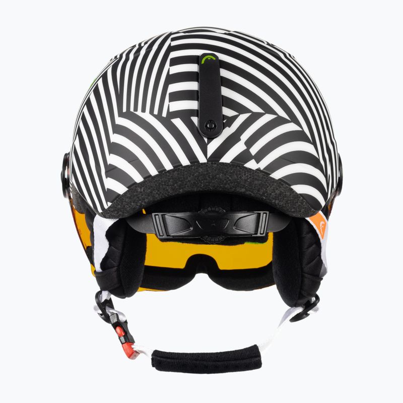HEAD Mojo Visor S2 vaikiškas slidinėjimo šalmas baltai juodas 328152 3