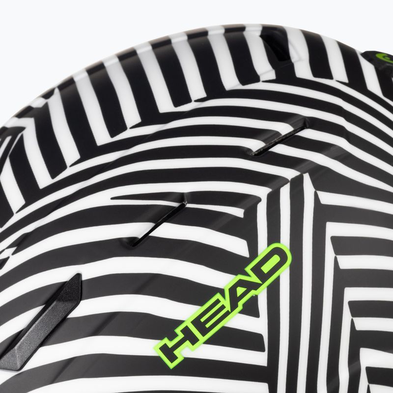 HEAD Mojo Visor S2 vaikiškas slidinėjimo šalmas baltai juodas 328152 7