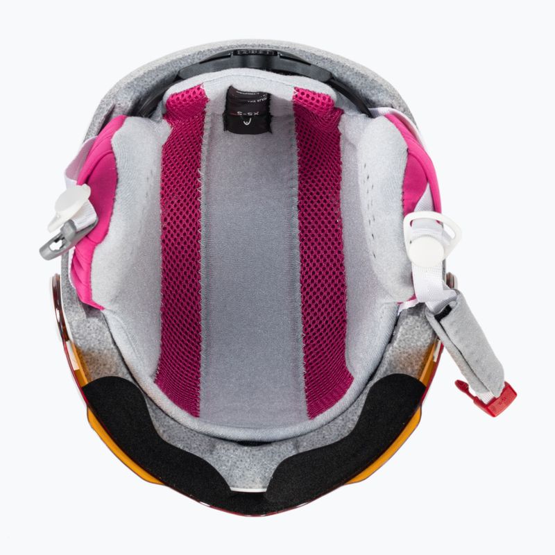 HEAD Maja Visor S2 vaikiškas slidinėjimo šalmas baltas 328172 5