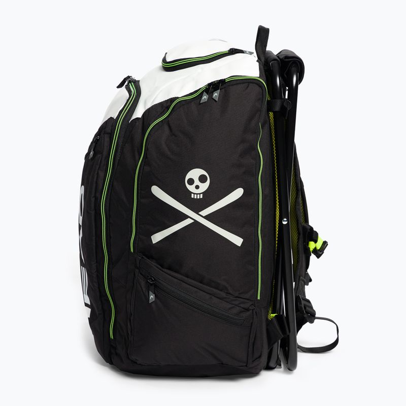 HEAD Rebels trenerių slidinėjimo kuprinė juoda ir balta 383962 8