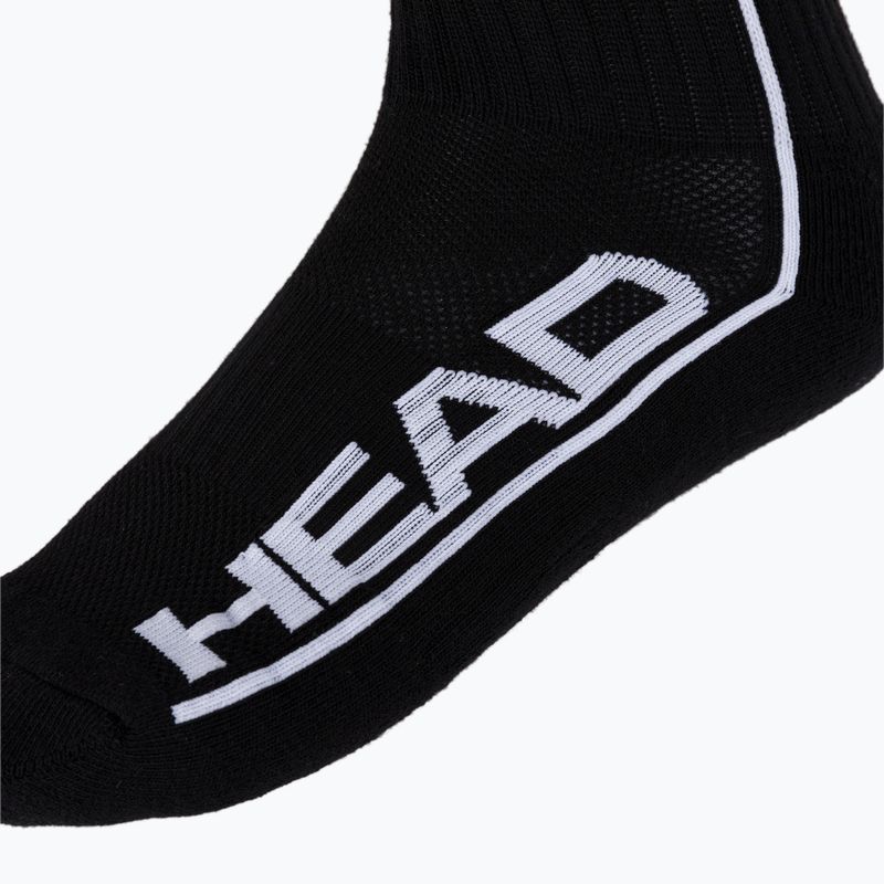 HEAD Tennis 3P Performance kojinės 3 poros juodos 811904 5