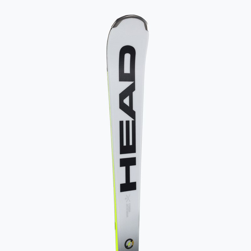 HEAD WC Rebels e-SLR SW LYT-PR + PR 11 kalnų slidės juoda/balta 313362/100885 8