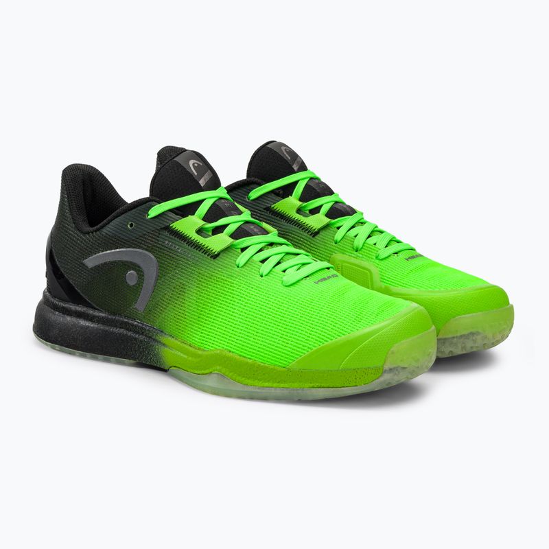 Vyriški skvošo bateliai HEAD Sprint Pro 3.5 Indoor green/black 273812 4