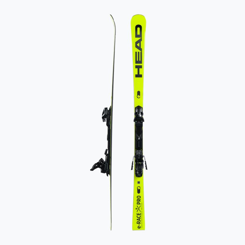 HEAD WC Rebels e-Race Pro SW RP WCR 14 + PR 11 geltonos 313252/100850 kalnų slidės 2