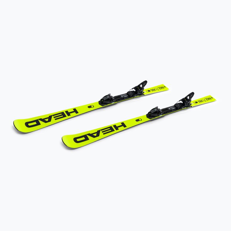 HEAD WC Rebels e-Race Pro SW RP WCR 14 + PR 11 geltonos 313252/100850 kalnų slidės 5