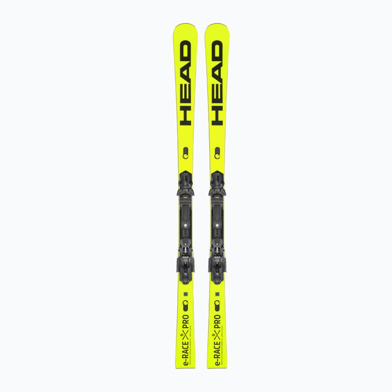 HEAD WC Rebels e-Race Pro SW RP WCR 14 + PR 11 geltonos 313252/100850 kalnų slidės 10
