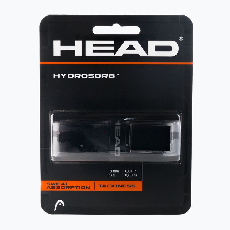 HEAD Hydrosorb Grip teniso raketės apvyniojimas juoda/raudona 285014