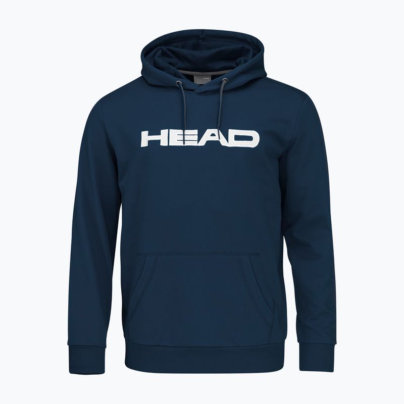Vyriški teniso džemperiai HEAD Club Byron Hoodie navy blue 811449NV