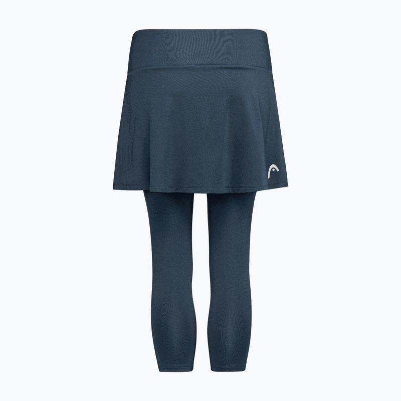 Moteriškas teniso sijonas HEAD Club 3/4 Tights Skort navy 2