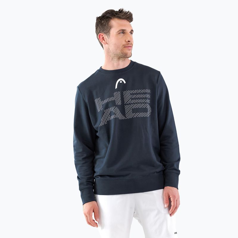 Vyriškas teniso džemperis HEAD Rally Sweatshirt navy