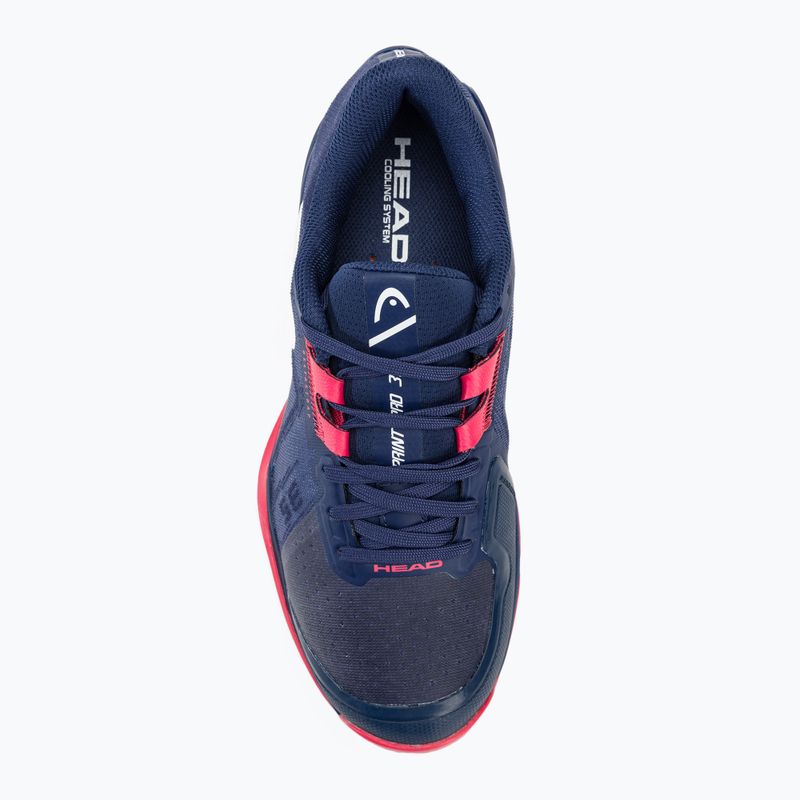 Moteriški teniso bateliai HEAD Sprint Pro 3.5 dark blue/azalea 5