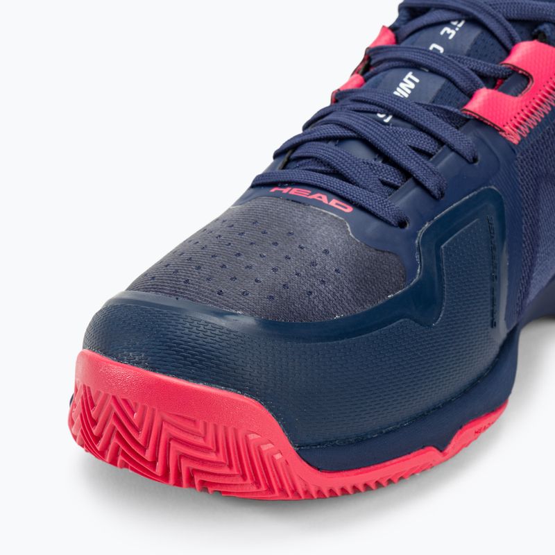 Moteriški teniso bateliai HEAD Sprint Pro 3.5 Clay dark blue/azalea 7