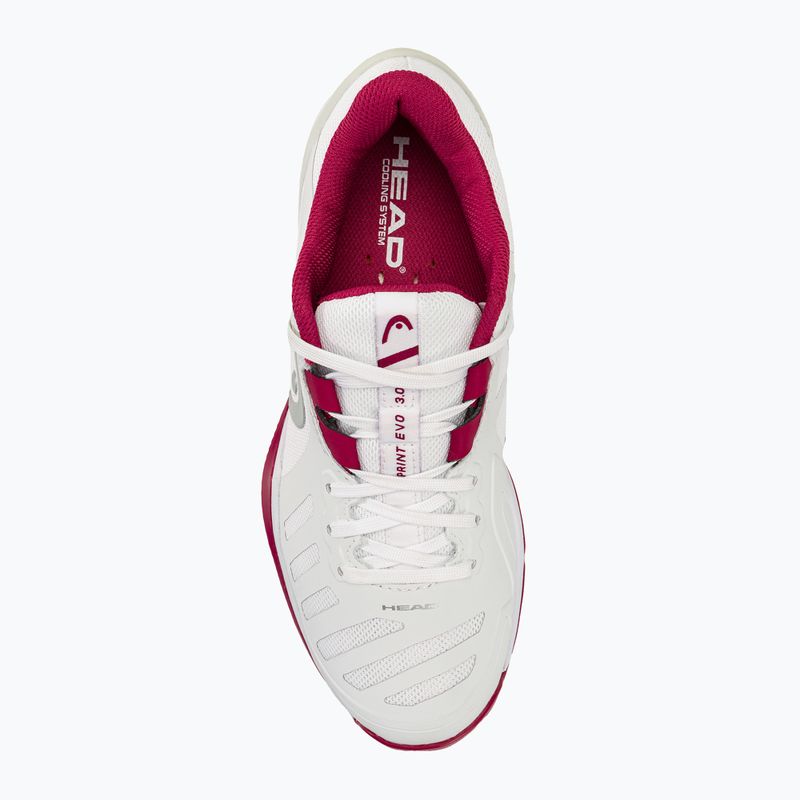 Moteriški teniso bateliai HEAD Sprint Evo 3.0 Clay white/berry 5