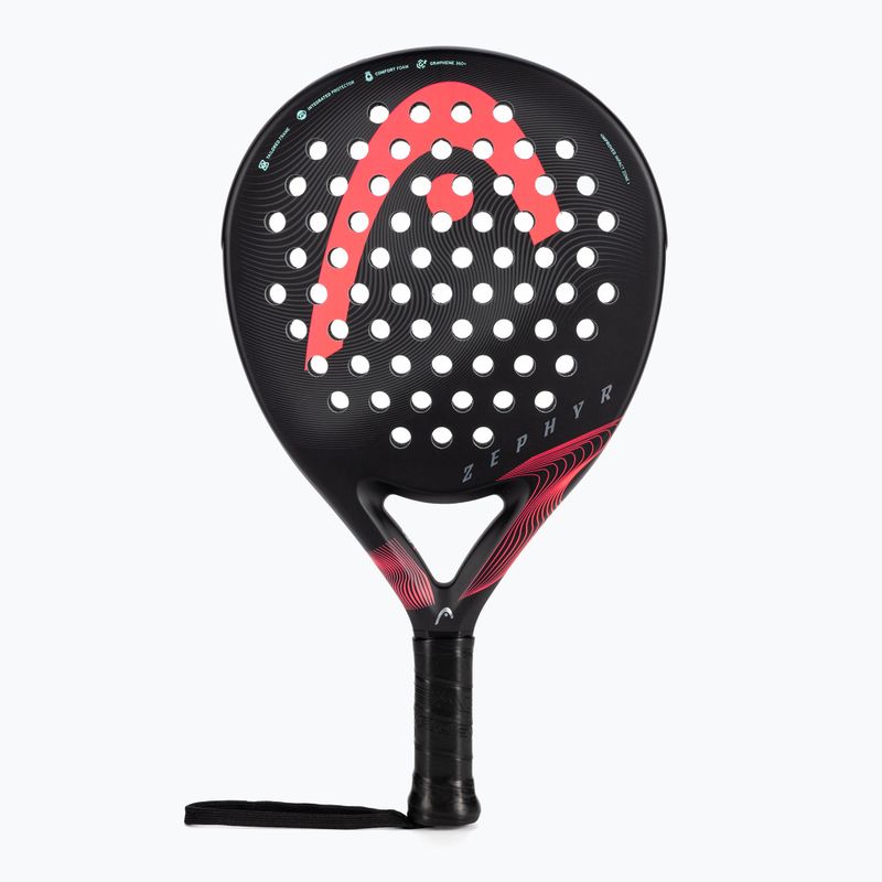 Padelio raketė HEAD Zephyr 2023 black/pink