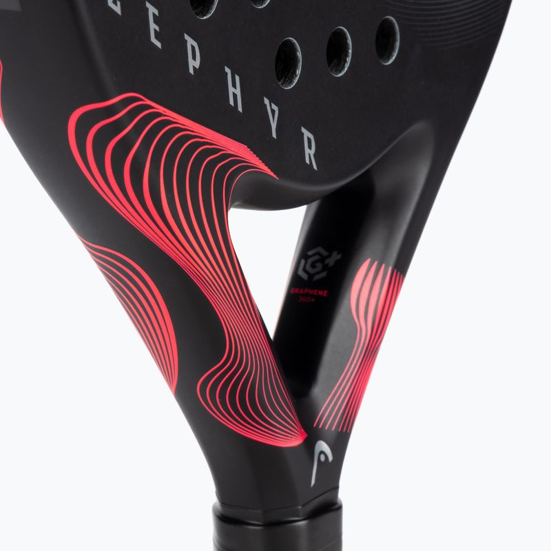 Padelio raketė HEAD Zephyr 2023 black/pink 4