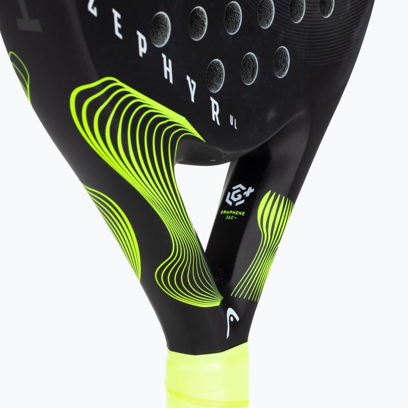 Padelio raketė HEAD Zephyr UL 2023 black/yellow 4