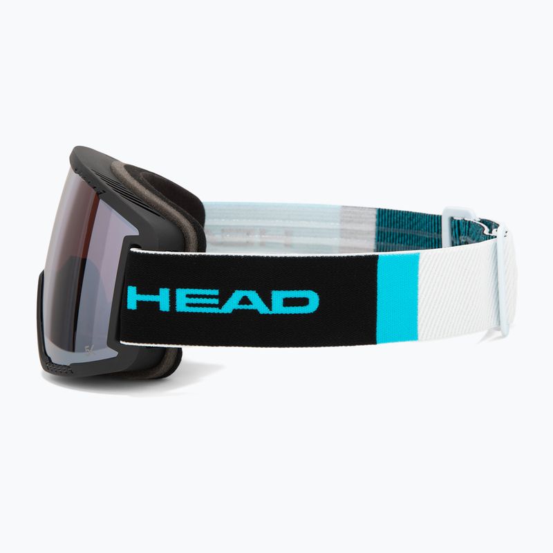 Slidinėjimo akiniai HEAD Contex Pro 5K Race chrome/red/5k chrome/orange 5