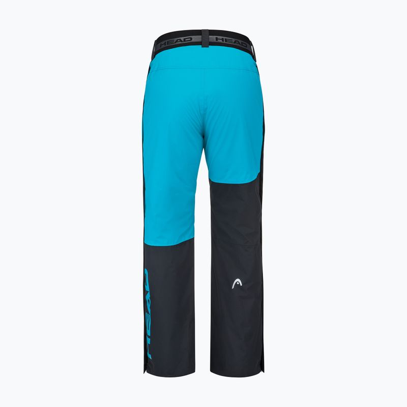 Vyriškos slidinėjimo kelnės HEAD Race Nova black/blue 6