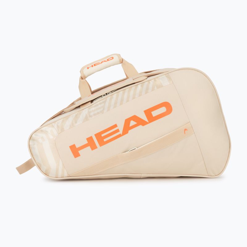Krepšys padelio raketėms HEAD Base Padel Bag M Chamomle/Corduroy White 3