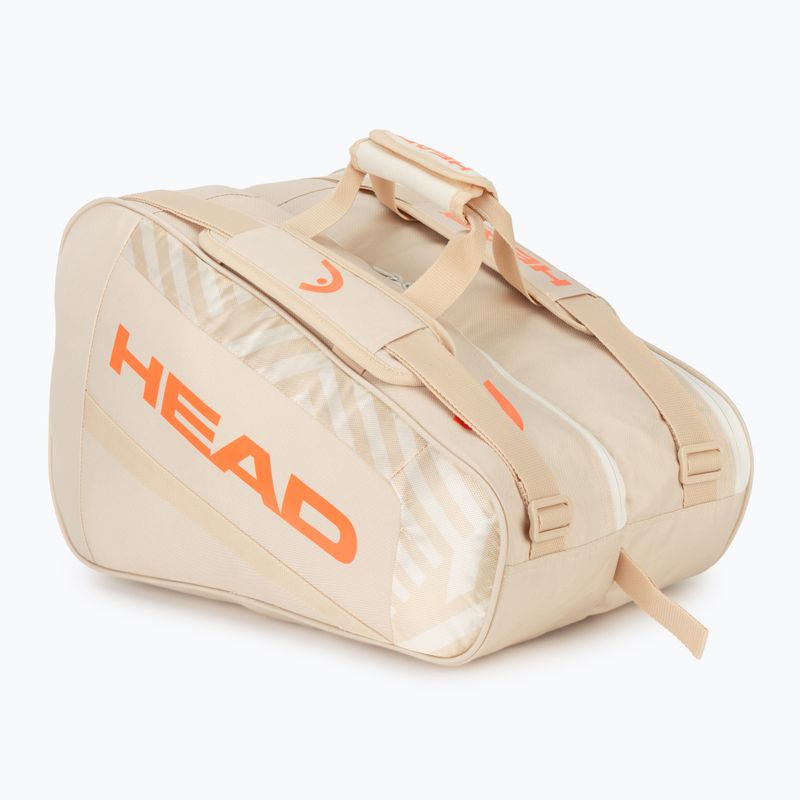 Krepšys padelio raketėms HEAD Base Padel Bag M Chamomle/Corduroy White 5