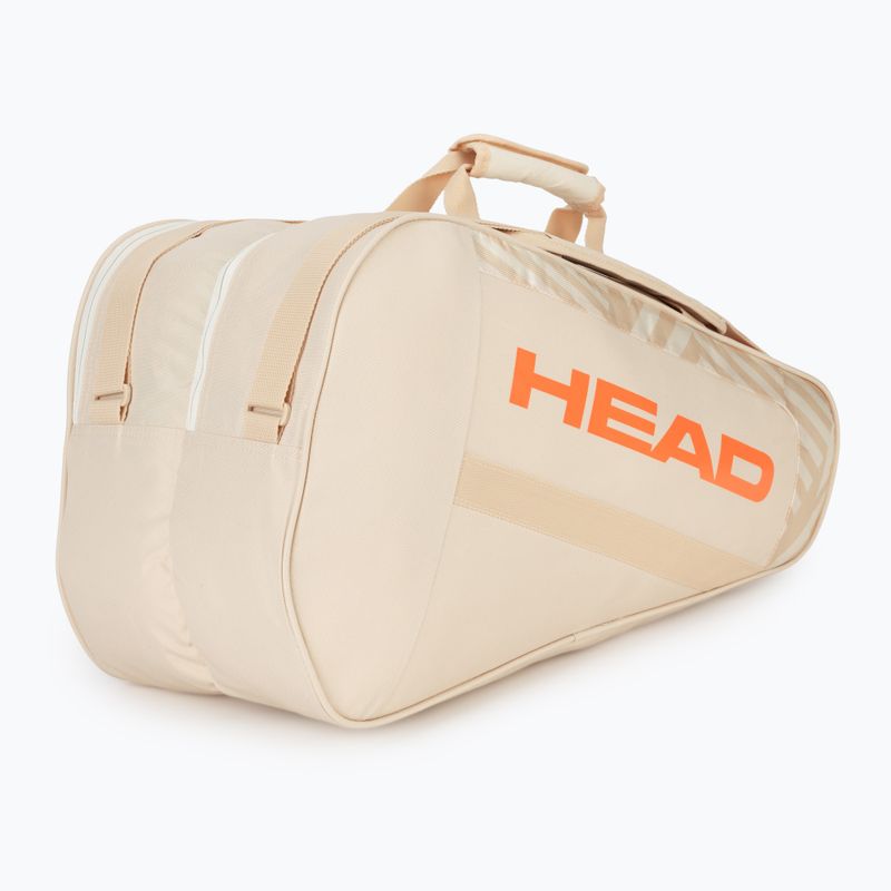 Krepšys padelio raketėms HEAD Base Padel Bag M Chamomle/Corduroy White 6