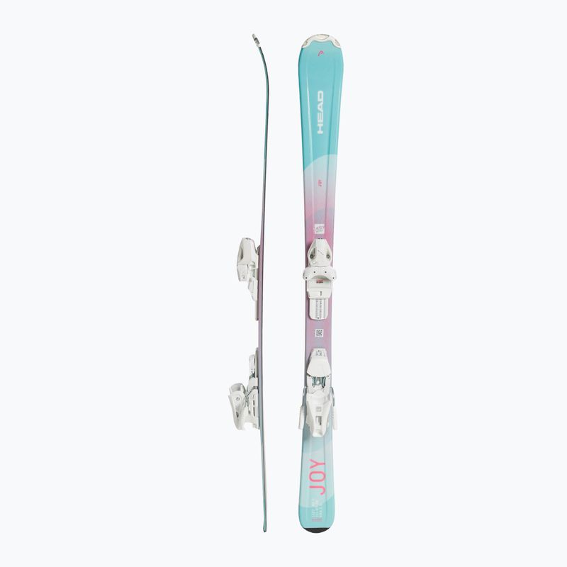 Vaikiškos kalnų slidės HEAD Joy Easy JRS + Jrs 7.5 mint/pink 2