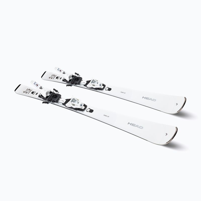 Moteriškos kalnų slidinėjimo slidės HEAD e-power Joy SW SF-PR + Joy 12 white/silver 6