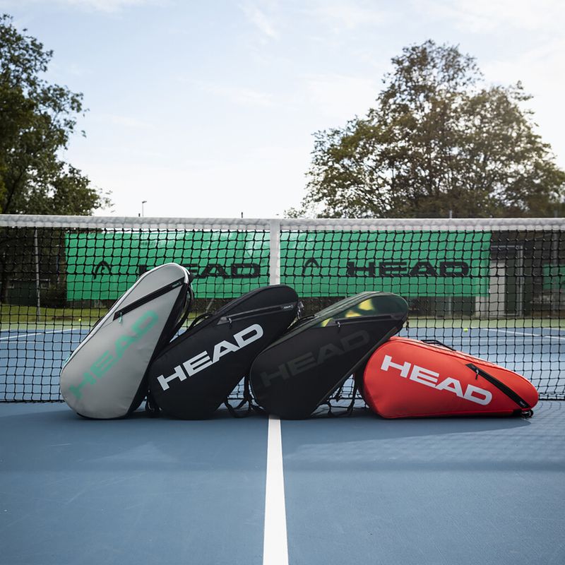 Teniso krepšys HEAD Team Racquet Bag XL black/white 6