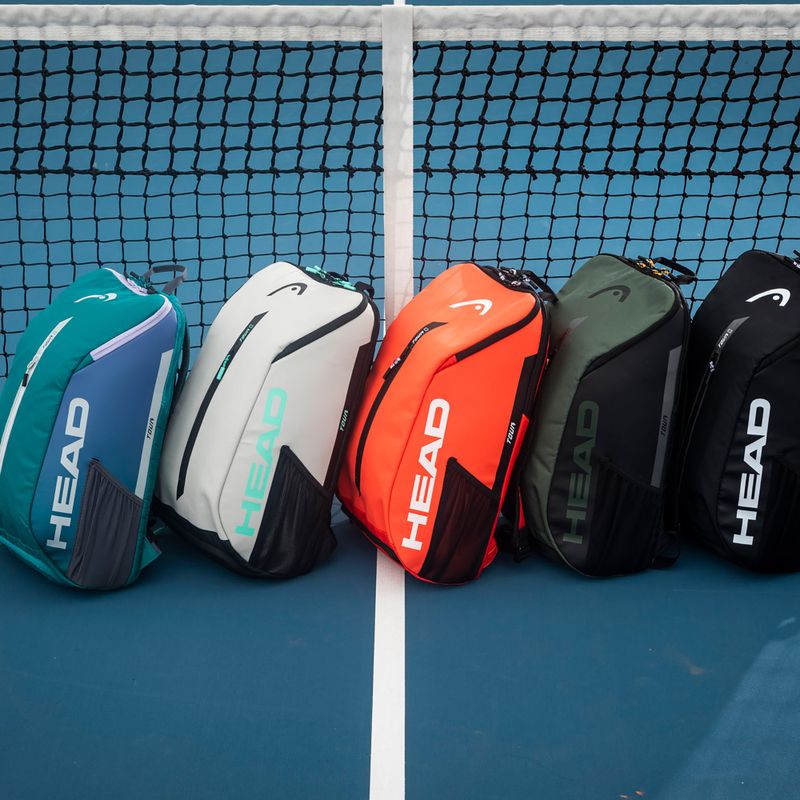 Teniso kuprinė HEAD Tour Backpack black/white 8